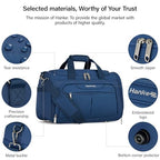 Small Underseat Carry On Luggage Bags for Travel with 10 Pockets (Blue / Underseat Carry-On)