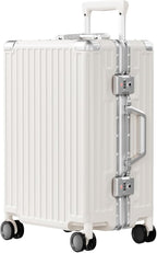 AnyZip Carry On Luggage PC+ABS Aluminum Frame Zipperless Luggage Hard Shell by YourBestTravelChoice