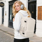 Travel Backpack Airline Approved (Beige / Large)