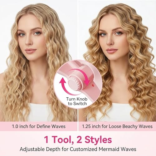 1&1.25 Inch Hair Crimper for Women