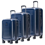 Rails Expandable Hardside Upright Suitcase with 360° Spinner Wheels (Navy / 3-Piece Set)