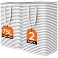 75L Large Laundry Baskets (Grey / 75L)