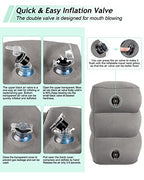 Inflatable Travel Foot Rest Pillow