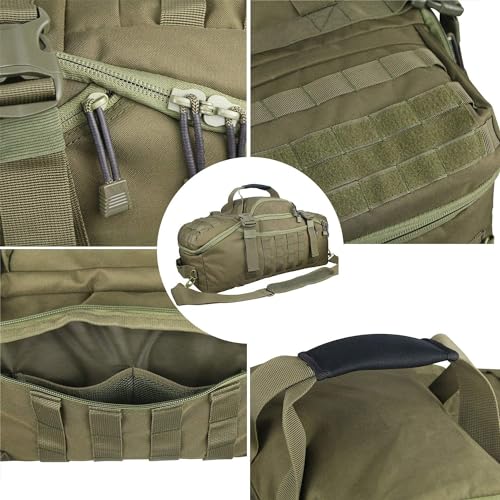 Gym Bag for Men Duffle Bags Backpack (25L / Green)