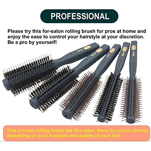 Salon Roll Brush Professional Use PRO (Blue / D33 mm)