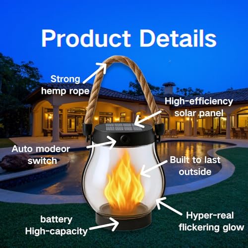Solar Lantern Outdoor Lights