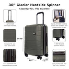 Glacier Hardside Luggage (Sprig / 22" (Carry-On))