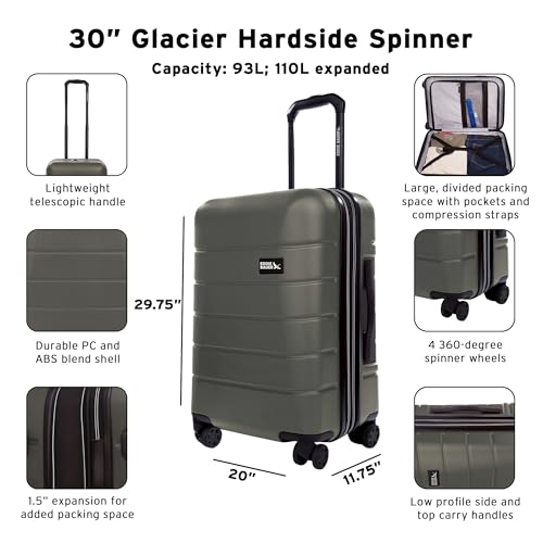 Glacier Hardside Luggage (Sprig / 30" (Check-In))
