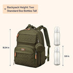 BabbleRoo Diaper Bag Backpack, Travel Backpack - Image 2