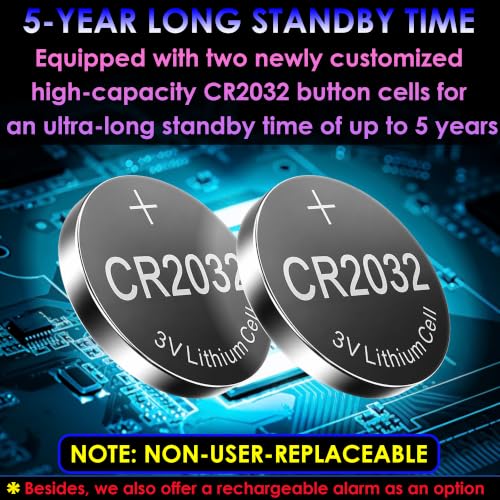 130db Personal Safety Alarm with Ultra Bright Strobe Light. Aqua (Aqua / Button cell)