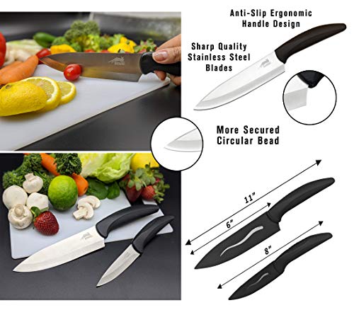 13 PC Grilling and Camping Cooking Utensils Set for The Outdoors BBQ (Brown Lite)