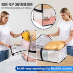 2 Pack Clear Moving Bags W (Clear / 2 Pack Large)