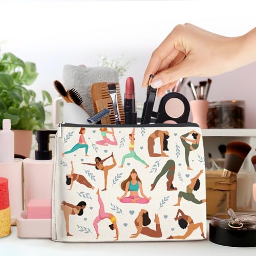 Yoga Gifts for Women Cosmetic Bag (Yoga)