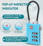 TSA Approved Luggage Locks (3 COLORS)