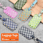 Luggage Tags for Suitcases Travel Accessories (Blue+orange)