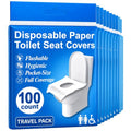 Disposable Toilet Seat Covers Flushable XL 100 Pack (X-Large (Pack of 100))