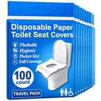 Disposable Toilet Seat Covers Flushable XL 100 Pack (X-Large (Pack of 100))