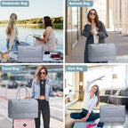 Travel Bag Weekender Bags for Women (7-Grey / 40L-Large)