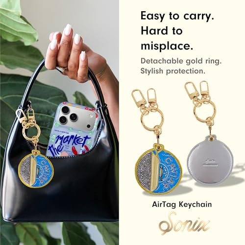 Keychain Case Compatible with GPS trackers (Caviar)