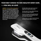 Hair Straightener with Steam (Black)