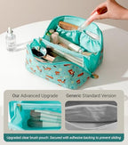 Travel Makeup Bag for Women (Lazy Otter)