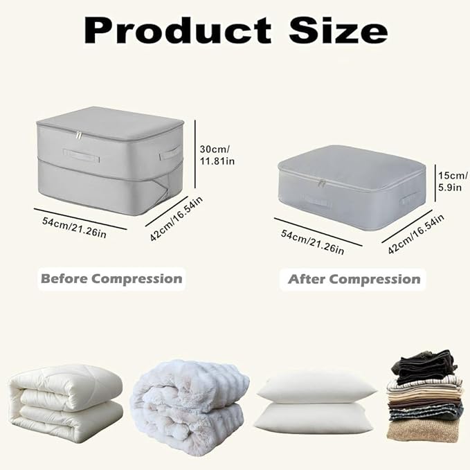 Ultra Space Saving Self Compression Organizer, 2025 New Large Capacity Storage - Image 2