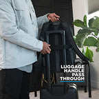 14L Backpack Work Backpack for Men and Women (Black / 14L)
