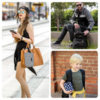 Small Lunch Bag (Black Plaid-1)