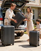 PC+ABS Hardshell Luggage (silver / 3-Piece Set (20/24/28 inch))