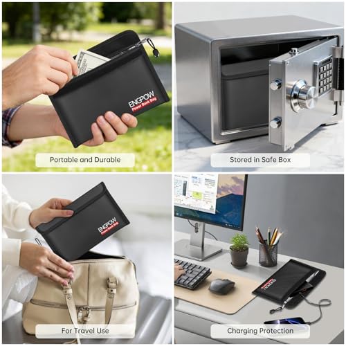 Fireproof Organizer Travel Safe Bag (10.6'' x 6.7'')