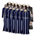 Garment Bags for Hanging Clothes 24" x 54"Coat Covers for Closet Foldable Washable Dress Bags for Hanging Clothes for Long Dress Dance Costumes Suits Gowns Coats (White / 24''X55'')