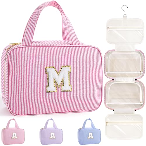 Travel Hanging Toiletry Bag (Pink / M)