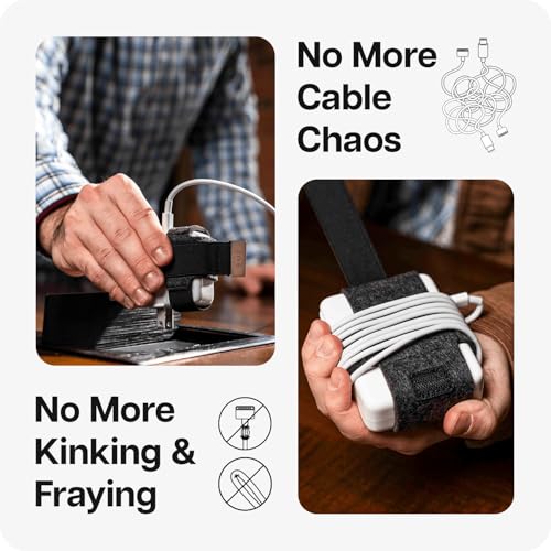 TAIM Premium Charging Cable Organizer Case (Small: Fits 70 & 30w Adapters)