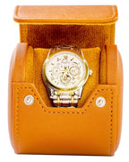 Single Watch Travel Case (Brown / 1 Watch Case)
