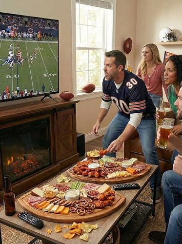 Giant American Football Charcuterie Board (Giant - 23.5x14 Inches)