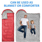 Camping Sleeping Bag (Red 5.1lb)