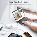 USB C Fast Charger Block (White / 150W)