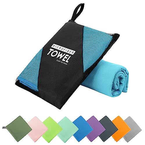 Microfiber Travel Towel (Marineblue / S:16"×32")