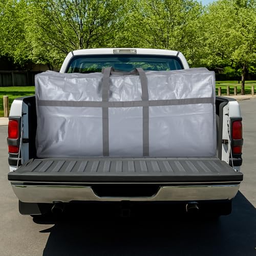 4 Pcs 176 Gallon Extra Large Moving Bags Heavy Duty Storage Bag (176 Gallon / Silver)