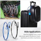 12pack Security Cable Lock (Black,Blue / 7 ft)