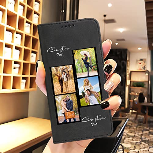 Custom Flip Phone Case for Apple iPhone 17 (Black-D)