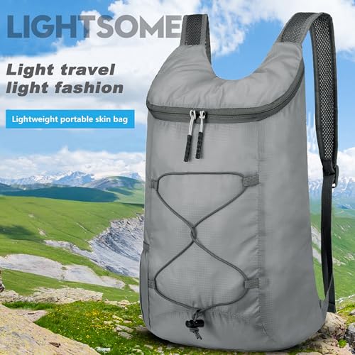 16L Foldable Hiking Backpack (Gray)