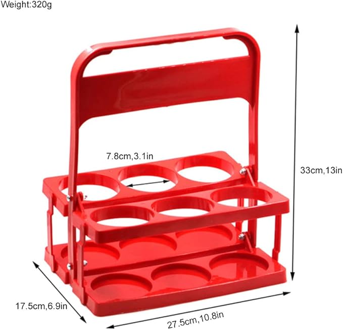Plastic Drink Carrier, Foldable Cup Holder - Image 2