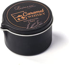 Soybean Wax Warming Massage Oil Candle for Stress Relief and Skin Moisturizing, Romantic Gift SPA Use Home Scented Candle Body Oil Caramel Whisky Scent 2.35 OZ