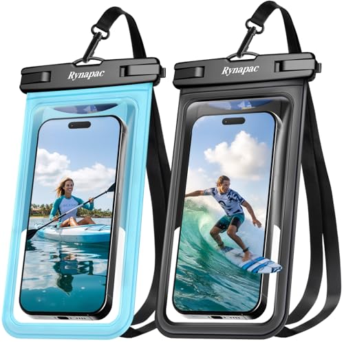 Waterproof Phone Pouch 2 Pack ([Black + Blue])
