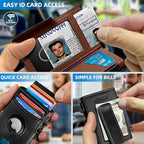 Airtag Wallet for Men (Black034)