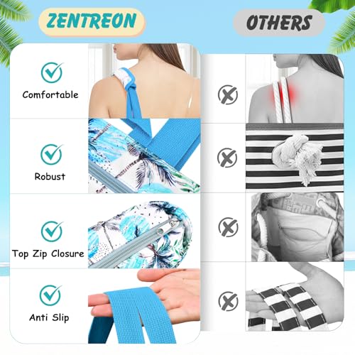 Extra Large Beach Bags for Women (Leaf Beach)