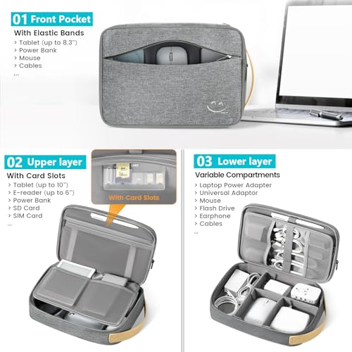 Travelkin Cord Organizer Travel (Grey / XLarge)