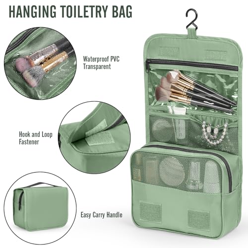 8 Set Packing Cubes for Travel Essentials (20 Matcha & Jungle Green)
