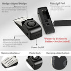 Portable Door Lock & Door Stop Alarm Set (Red)